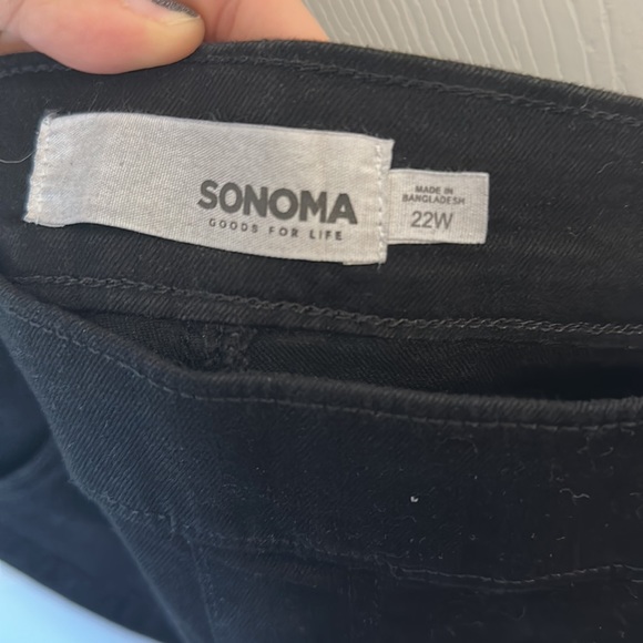 NWT Sonoma Jegging Black Pants NWT Size 22W - Picture 11 of 11